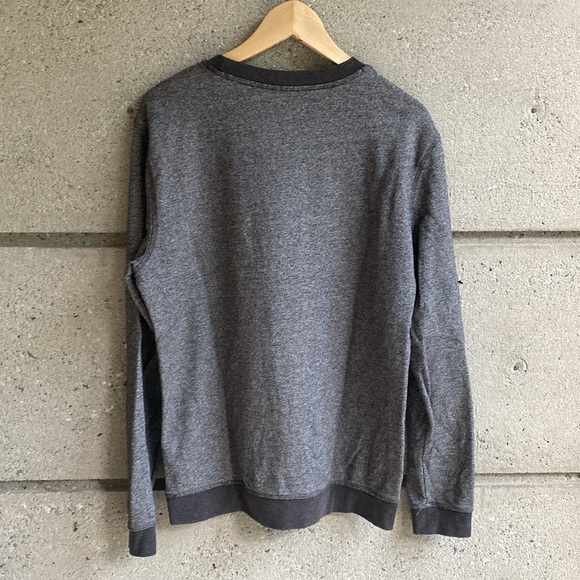 H&M Crewneck Heathered Charcoal Gray - Picture 5 of 5